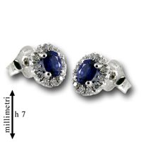 Boucles d'oreilles Gemoro Femme in Or blanc Zaffiro OC059BIA.ZF